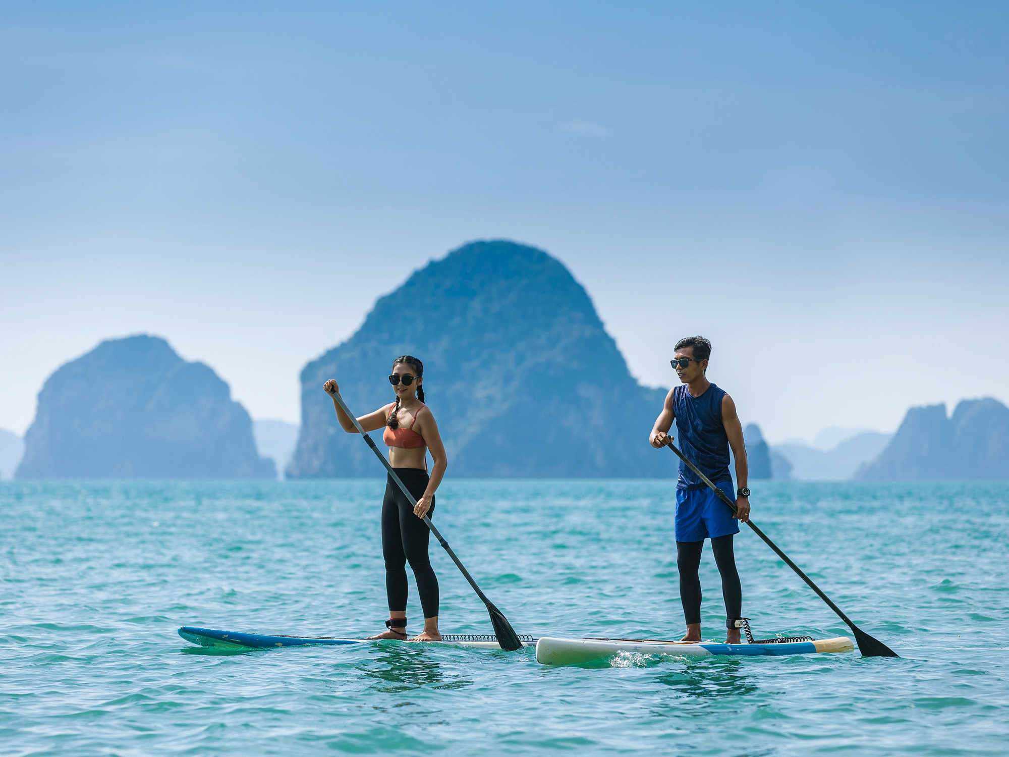 Meditation and Relaxation in Expansive Ocean View of Krabi